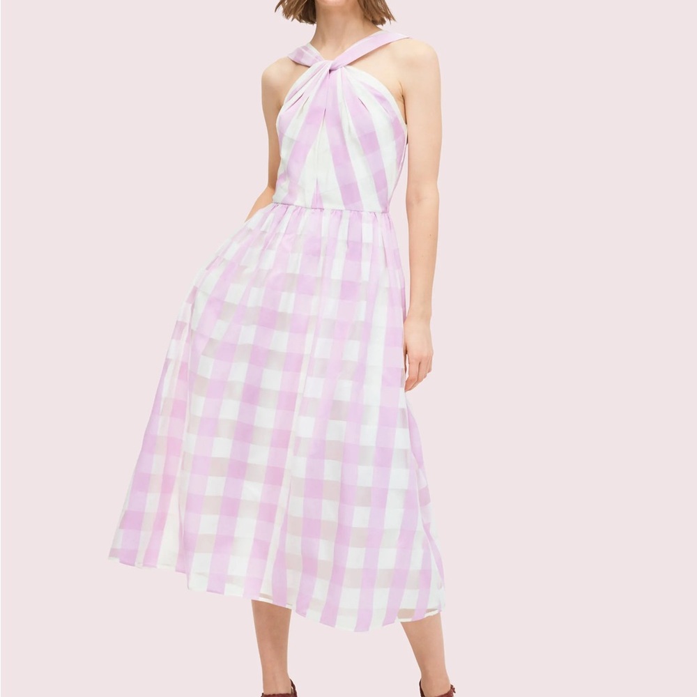 Kate Spade Lavender Halter Midi Sundress